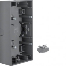 Коробка н/в 2Х антрацит, горизонтальнаяя, K. 1 (10527006)