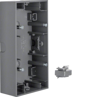 Коробка н/в 2Х антрацит, горизонтальнаяя, K. 1 (10527006)