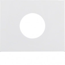 Накладка Berker для нажимной кнопки и светового сигнала Е10, пол.белизна, K.1 (11657009)