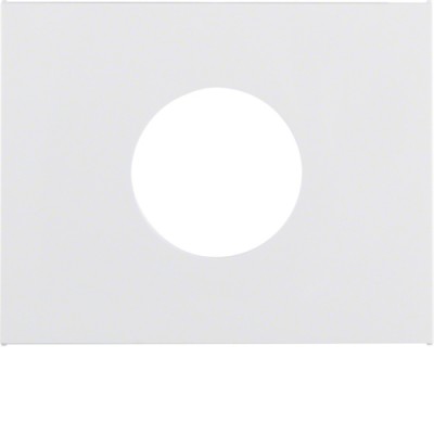 Накладка Berker для нажимной кнопки и светового сигнала Е10, пол.белизна, K.1 (11657009)