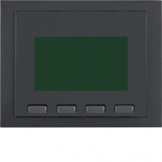 Таймер Berker Easy с дисплеем, антрацит, K.1 (17357006)