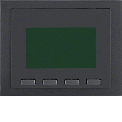 Таймер Berker Easy с дисплеем, антрацит, K.1 (17357006)