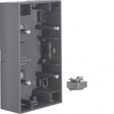 Коробка н/в 2Х антрацит, вертикальна, K. 1 (10427006)