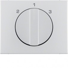 Центр.панель Berker для 3-уровн.выключателя без 0-полож., алюминий, K.5 (10887103)