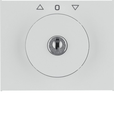 Накладка Berker c замком к жалюзийному замочному выключателю, пол.белизна, K.1 (10797309)