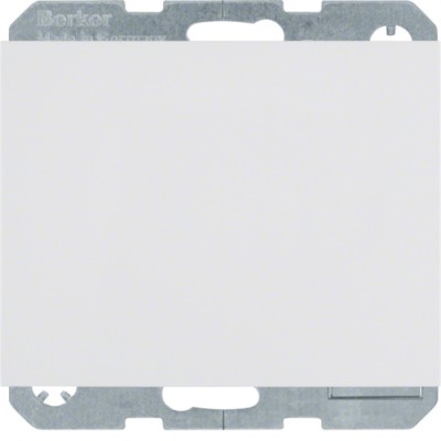Розетка Berker с центр.з/к, крышка, защ.котнтактов, пол.белизна, 16А/250В K.1 (6765777109)
