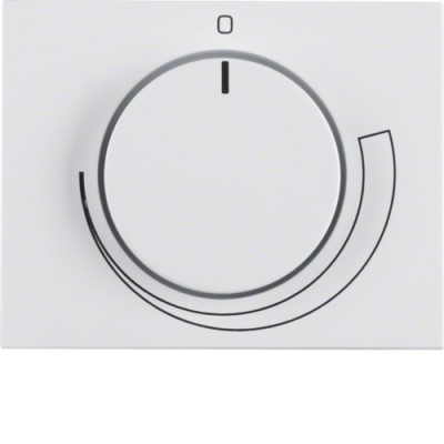 Накладка Berker для регулятора числа оборотов, пол.белизна, K.1 (11357209)