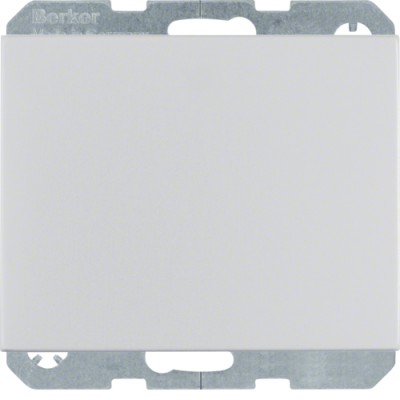 Розетка Berker с з/к, крышка, защ.контактов, алюминий, K.5 (47517103)