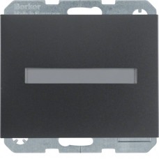 Розетка Berker с з/к, крышка, защ.контактов, поле д/надписи, антрацит, 16А/250В K.1 (47527106)
