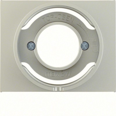 Накладка Berker для светового сигнала Е14, стальной лак, K.5 (11677004)