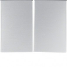 Клавиша Berker 2Х, алюминий, K.5 (14357003)