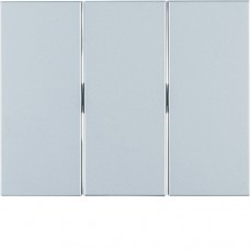 Клавиша Berker 3Х, алюминий, K.5 (14657003)