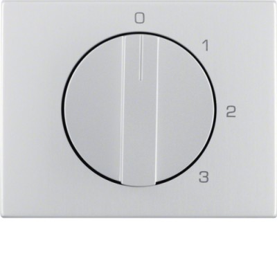 Центр.панель Berker для 3-уровн.вимикача з 0-розташ., алюміній, K. 5 (10877103)