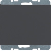 Заглушка Berker с центральной панелью, с цоколем, антрацит, K.1 (6710457006)