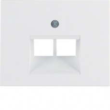 Накладка Berker для розетки UAE/E-DAT, підлогу.білизна, K. 1 (14097009)