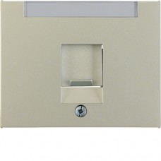 Накладка Berker для супортів під модуль RJ12/RJ45, сталевий лак, K. 5 (11707004)