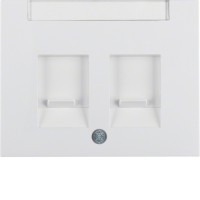 Накладка Berker для супортів під 2 модулі RJ12/RJ45, підлогу.білизна, K. 1 (11827009)