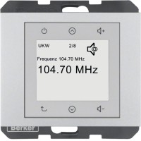 Radio Touch Berker без Спикера, K.5 алюминиевый лак (28847003)