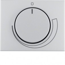 Накладка Berker для регулятора числа оборотов, алюминий, K.5 (11357203)