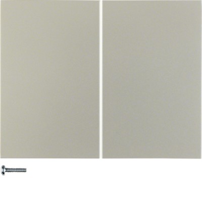 Кнопка Berker 2-канальная K.5 стальной лак (85142173)