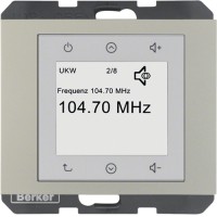 Radio Touch Berker без Спикера, K.5 стальной лак (28847004)