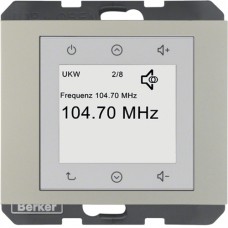 Radio Touch Berker без Спікера, K. 5 сталевий лак (28847004)