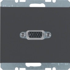 VGA-Розетка Berker, антрацит, K. 1 (3315407006)