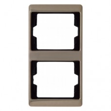 Рамка Berker 2Х бронза, вертикальная, ARSYS (13240001)