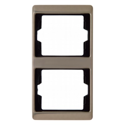 Рамка Berker 2Х бронза, вертикальная, ARSYS (13240001)