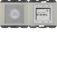 Radio Touch Berker с Спикером, стальной лак, K.5 (28807004)