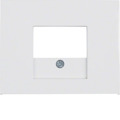 Накладка Berker для розеток для громкоговорителей, USB-розеток, пол.белизна, K.1 (10357009)