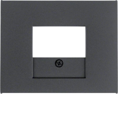 Накладка Berker для розеток для гучномовців, USB-розеток, антрацит, K. 1 (10357006)