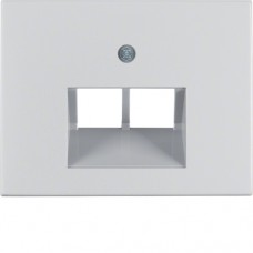 Накладка Berker для розетки UAE/E-DAT, алюміній, K. 5 (14097003)