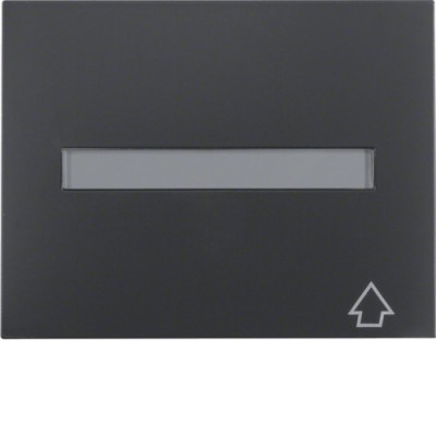 Рамка Berker з кришкою з полем д/надпису для панелі 50х50мм, антрацит, K. 1 (11547106)