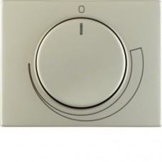 Накладка Berker для регулятора числа оборотов, нержавеющая сталь, K.5 (11357204)