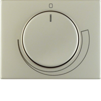 Накладка Berker для регулятора числа оборотов, нержавеющая сталь, K.5 (11357204)