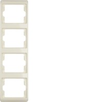 Рамка Berker 4Х біла, вертикальна, ARSYS (13430002)