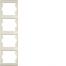 Рамка Berker 4Х белая, вертикальная, ARSYS (13430002)