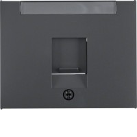 Накладка Berker для супортів під модуль RJ12/RJ45, антрацит, K. 1 (11707006)