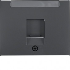 Накладка Berker для супортів під модуль RJ12/RJ45, антрацит, K. 1 (11707006)