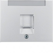 Накладка Berker для супортів під модуль RJ12/RJ45, алюмінієвий лак, K. 5 (11707003)