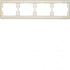Рамка Berker 4Х белая, горизонтальнаяя, ARSYS (13830002)
