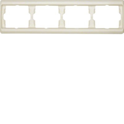 Рамка Berker 4Х белая, горизонтальнаяя, ARSYS (13830002)