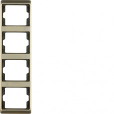 Рамка Berker 4Х бронза, вертикальная, ARSYS (13440001)