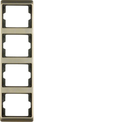 Рамка Berker 4Х бронза, вертикальная, ARSYS (13440001)