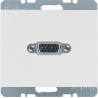 VGA-Розетка Berker з гвинтовими клемами, підлогу.білизна, K. 1 (3315417009)