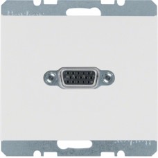 VGA-Розетка Berker з гвинтовими клемами, підлогу.білизна, K. 1 (3315417009)