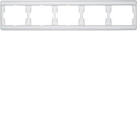 Рамка Berker 5Х підлогу.білизна, горизонтальнаяя, ARSYS (13930069)