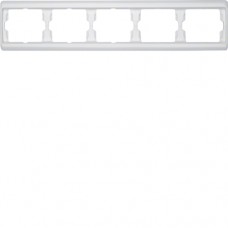 Рамка Berker 5Х підлогу.білизна, горизонтальнаяя, ARSYS (13930069)