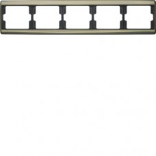 Рамка Berker 5Х бронза, горизонтальнаяя, ARSYS (13940001)